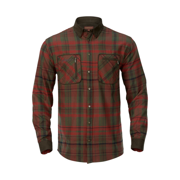 Pajala skjorte Red autumn check